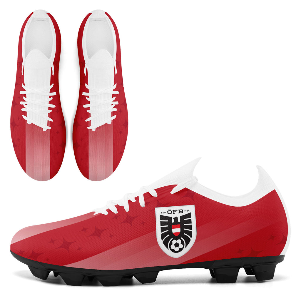 Custom Austria 2026 World Cup Sneakers DIY Country Flag Running Shoes Lightweight Sport Shoes Gift for Football Fans Personalized Team Name and Logo SC02-F020029-4