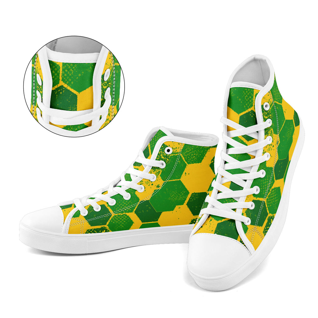 Custom 2026 World Cup Brazil Sneakers DIY Country Flag Running Shoes Lightweight Sport Shoes Gift for Football Fans Personalized Team Name and Logo FN024-F027092-4
