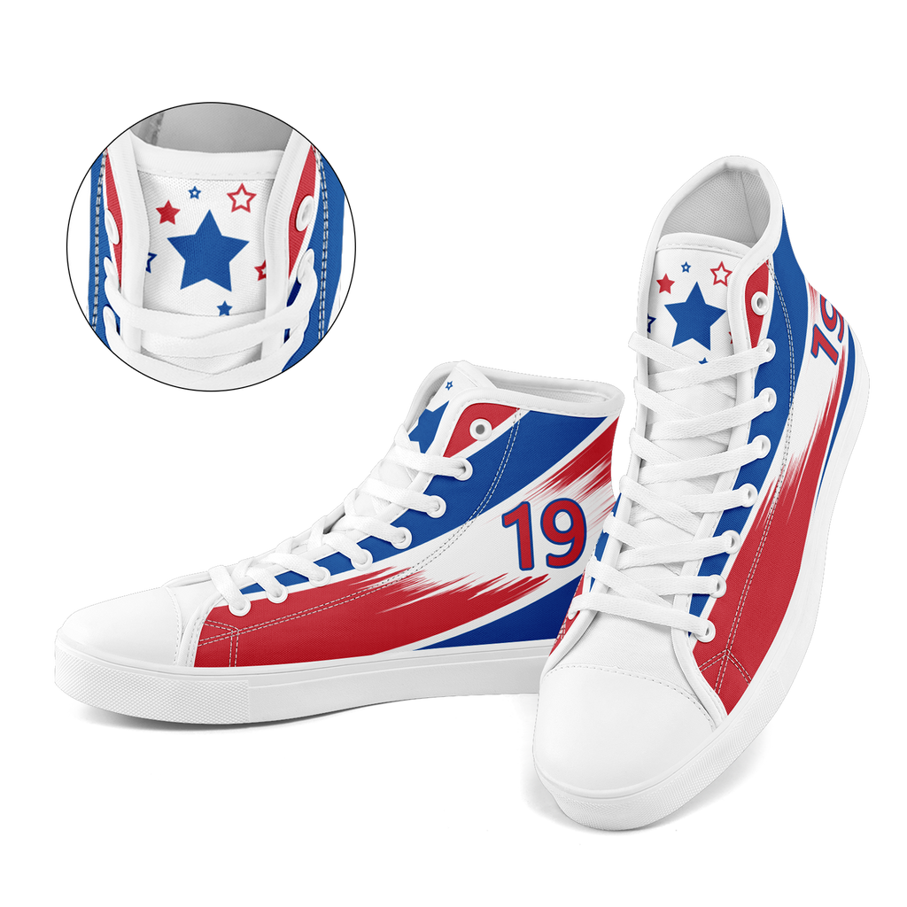 Custom South Korea 2026 World Cup Sneakers DIY Country Flag Running Shoes Lightweight Sport Shoes Gift for Football Fans Personalized Team Name and Logo FN024-F009120-4