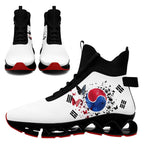 Custom South Korea 2026 World Cup Sneakers DIY Country Flag Running Shoes Lightweight Sport Shoes Gift for Football Fans Personalized Team Name and Logo FN029XD-F009084-4
