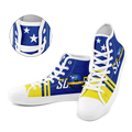 Custom Curaçao 2026 World Cup Sneakers DIY Country Flag Running Shoes Lightweight Sport Shoes Gift for Football Fans Personalized Team Name and Logo FN024-F009098-3