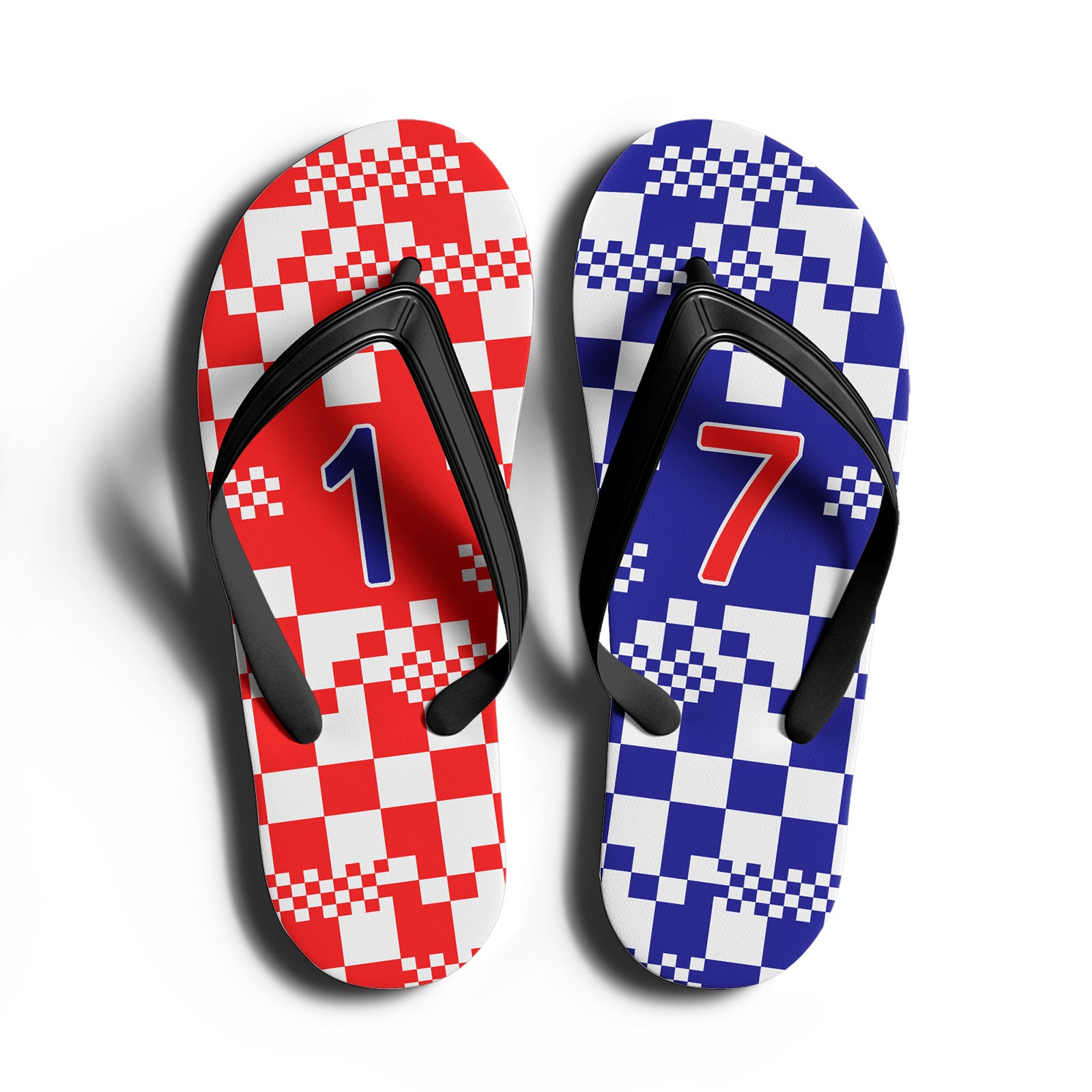 Custom Croatia 2026 World Cup Sneakers DIY Country Flag Running Shoes Lightweight Sport Shoes Gift for Football Fans Personalized Team Name and Logo FN058-F009140-5