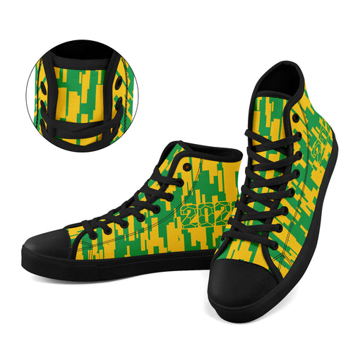 Custom 2026 World Cup Brazil Sneakers DIY Country Flag Running Shoes Lightweight Sport Shoes Gift for Football Fans Personalized Team Name and Logo FN024-F027092-2