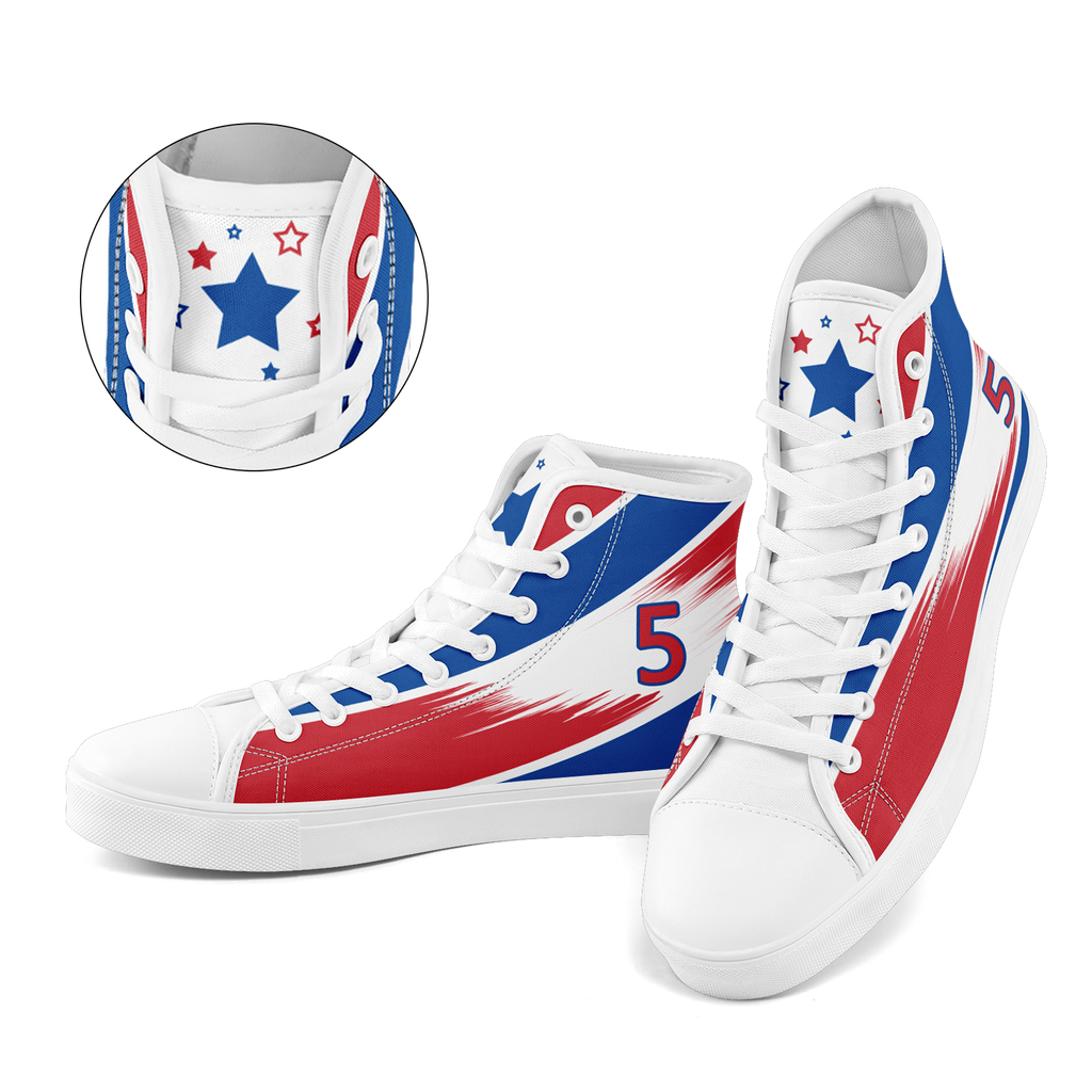 Custom South Korea 2026 World Cup Sneakers DIY Country Flag Running Shoes Lightweight Sport Shoes Gift for Football Fans Personalized Team Name and Logo FN024-F009120-7
