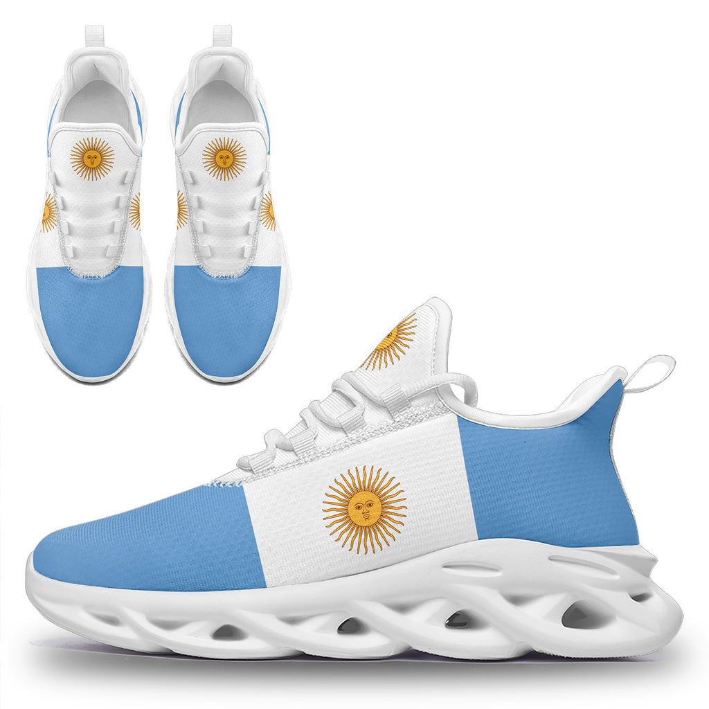Custom 2026 World Cup Argentina Sneakers DIY Country Flag Running Shoes Lightweight Sport Shoes Gift for Football Fans Personalized Team Name and Logo FN027-F027044-1