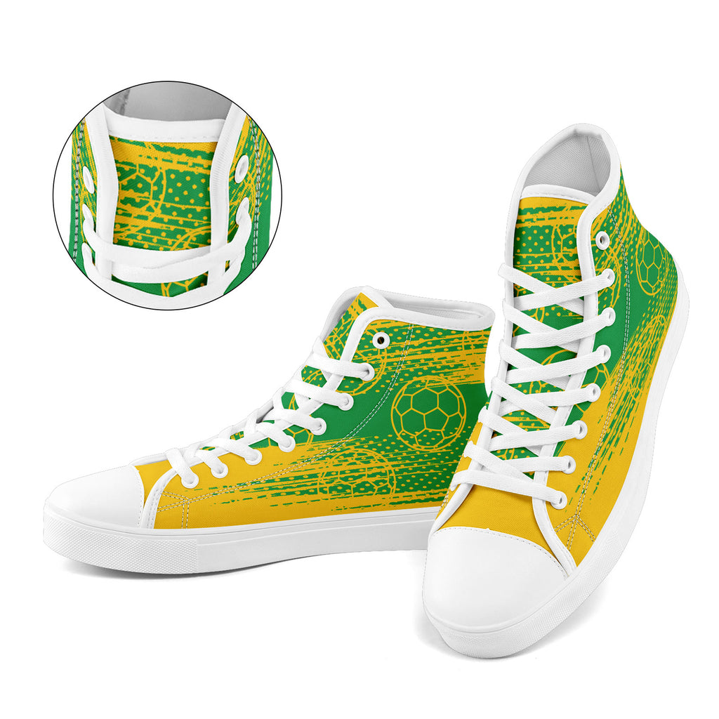 Custom 2026 World Cup Brazil Sneakers DIY Country Flag Running Shoes Lightweight Sport Shoes Gift for Football Fans Personalized Team Name and Logo FN024-F027092-5