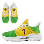 Custom 2026 World Cup Brazil Sneakers DIY Country Flag Running Shoes Lightweight Sport Shoes Gift for Football Fans Personalized Team Name and Logo FN079-F027080-3