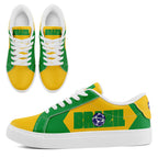 Custom 2026 World Cup Brazil Sneakers DIY Country Flag Running Shoes Lightweight Sport Shoes Gift for Football Fans Personalized Team Name and Logo FN023-F027052-2