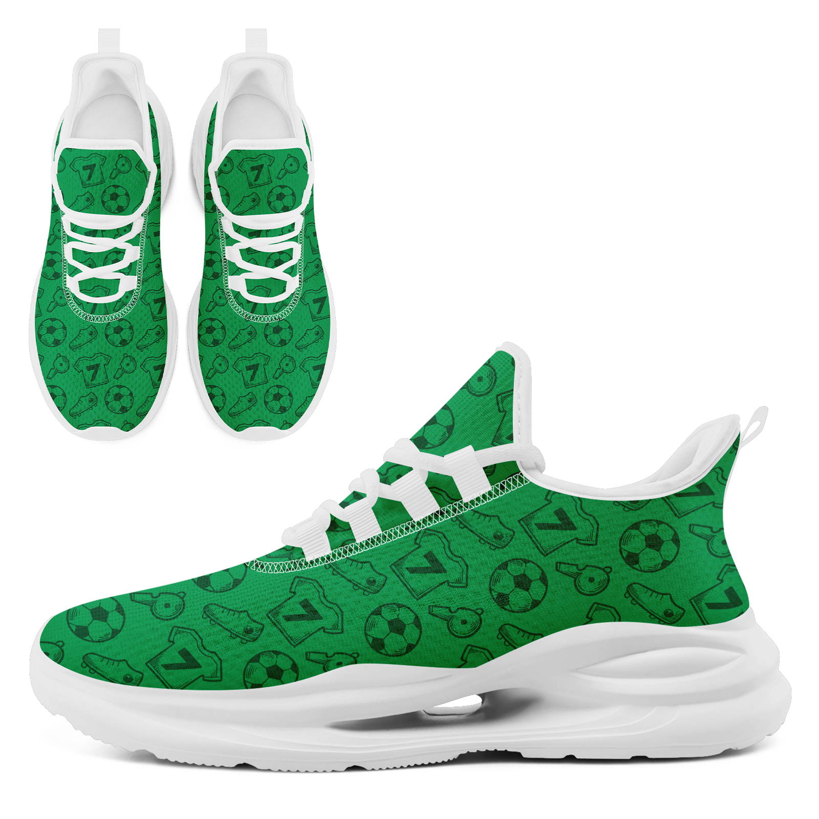 Custom United States 2026 World Cup Sneakers DIY Country Flag Running Shoes Lightweight Sport Shoes Gift for Football Fans Personalized Team Name and Logo FN079-F018033-4