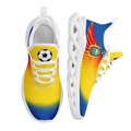 Custom Ecuador 2026 World Cup Sneakers DIY Country Flag Running Shoes Lightweight Sport Shoes Gift for Football Fans Personalized Team Name and Logo FN003-F009077-2