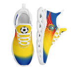 Custom Ecuador 2026 World Cup Sneakers DIY Country Flag Running Shoes Lightweight Sport Shoes Gift for Football Fans Personalized Team Name and Logo FN003-F009077-2