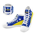 Custom Curaçao 2026 World Cup Sneakers DIY Country Flag Running Shoes Lightweight Sport Shoes Gift for Football Fans Personalized Team Name and Logo FN024-F009098-2