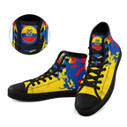 Custom Ecuador 2026 World Cup Sneakers DIY Country Flag Running Shoes Lightweight Sport Shoes Gift for Football Fans Personalized Team Name and Logo FN024-F009099-1