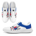 Custom South Korea 2026 World Cup Sneakers DIY Country Flag Running Shoes Lightweight Sport Shoes Gift for Football Fans Personalized Team Name and Logo FN062-F009110-4