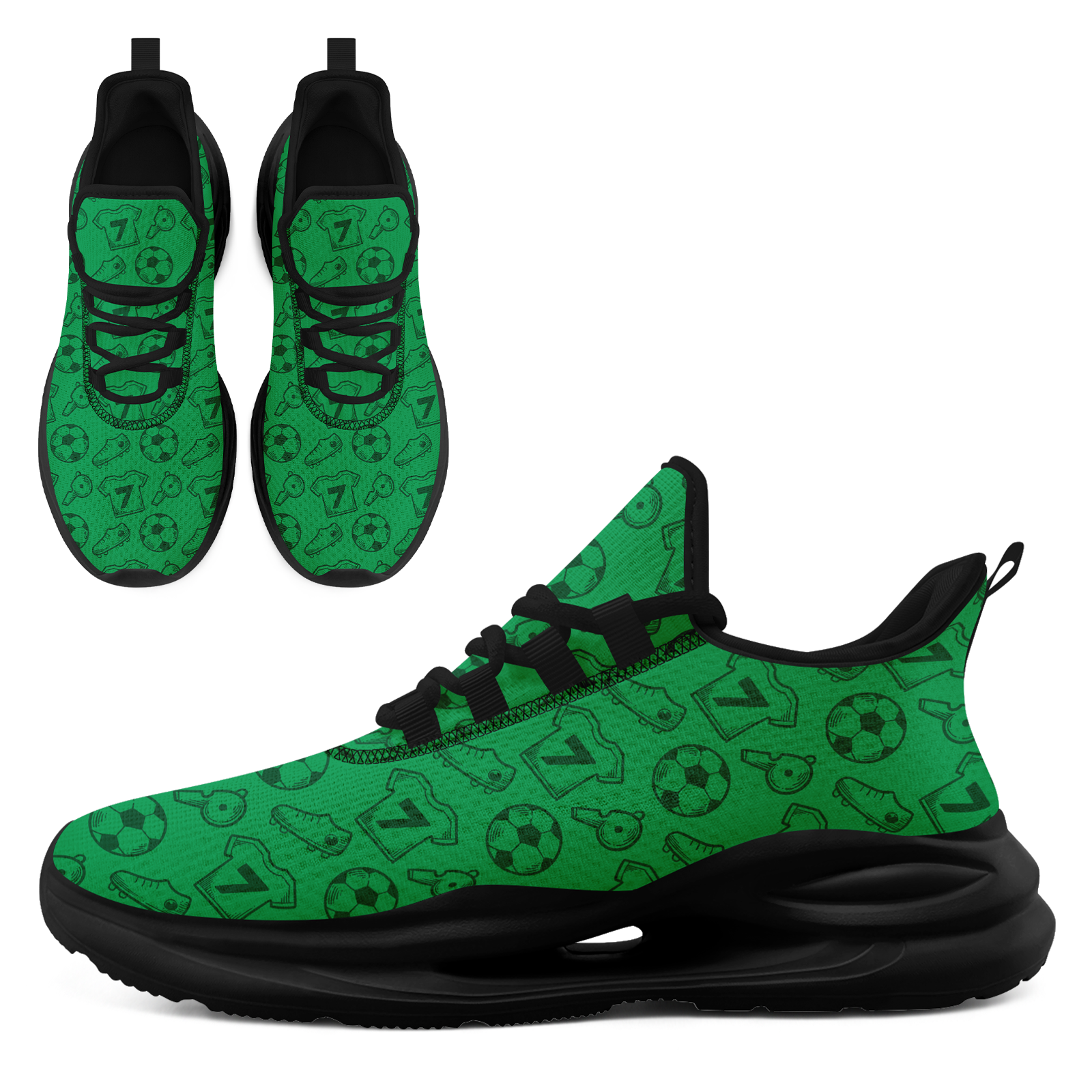 Custom United States 2026 World Cup Sneakers DIY Country Flag Running Shoes Lightweight Sport Shoes Gift for Football Fans Personalized Team Name and Logo FN079-F018033-4