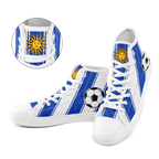 Custom Uruguay 2026 World Cup Sneakers DIY Country Flag Running Shoes Lightweight Sport Shoes Gift for Football Fans Personalized Team Name and Logo FN024-F009089-3
