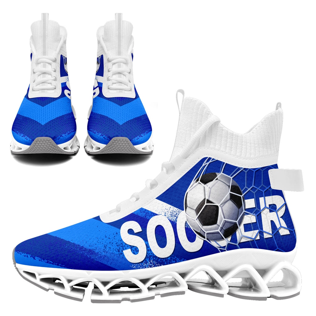 Custom Uruguay 2026 World Cup Sneakers DIY Country Flag Running Shoes Lightweight Sport Shoes Gift for Football Fans Personalized Team Name and Logo FN029XD-F009111-5