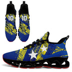Custom Curaçao 2026 World Cup Sneakers DIY Country Flag Running Shoes Lightweight Sport Shoes Gift for Football Fans Personalized Team Name and Logo FN003XD-F009091-4