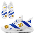 Custom Uruguay 2026 World Cup Sneakers DIY Country Flag Running Shoes Lightweight Sport Shoes Gift for Football Fans Personalized Team Name and Logo FN079-F009123-8