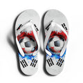Custom South Korea 2026 World Cup Sneakers DIY Country Flag Running Shoes Lightweight Sport Shoes Gift for Football Fans Personalized Team Name and Logo FN058-F009109-5