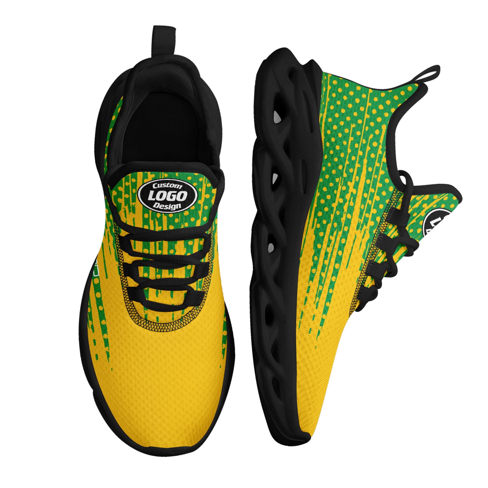 Custom 2026 World Cup Brazil Sneakers DIY Country Flag Running Shoes Lightweight Sport Shoes Gift for Football Fans Personalized Team Name and Logo FN003-F027085-5
