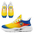 Custom Ecuador 2026 World Cup Sneakers DIY Country Flag Running Shoes Lightweight Sport Shoes Gift for Football Fans Personalized Team Name and Logo FN079-F009088-2