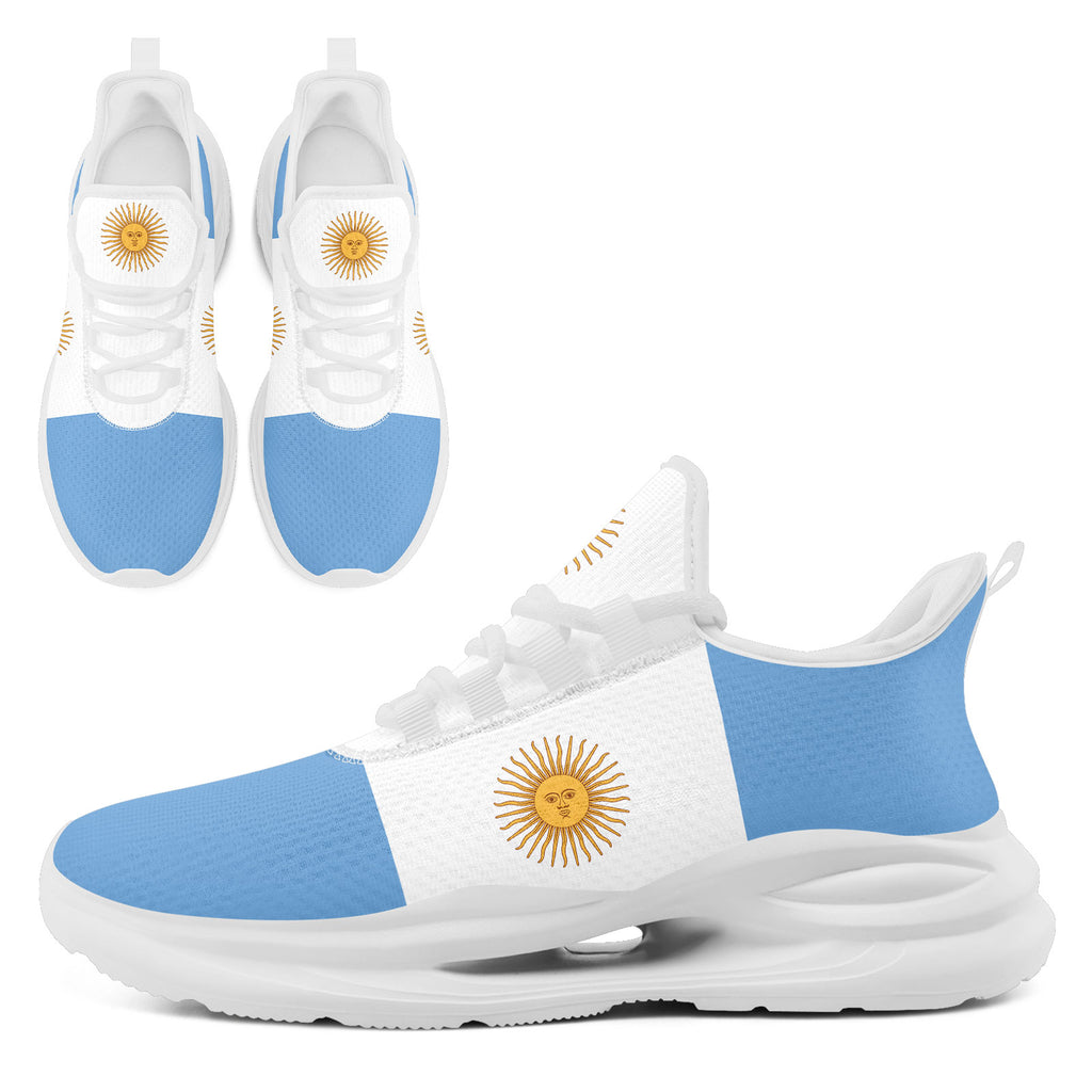 Custom 2026 World Cup Argentina Sneakers DIY Country Flag Running Shoes Lightweight Sport Shoes Gift for Football Fans Personalized Team Name and Logo FN079-F027048-1