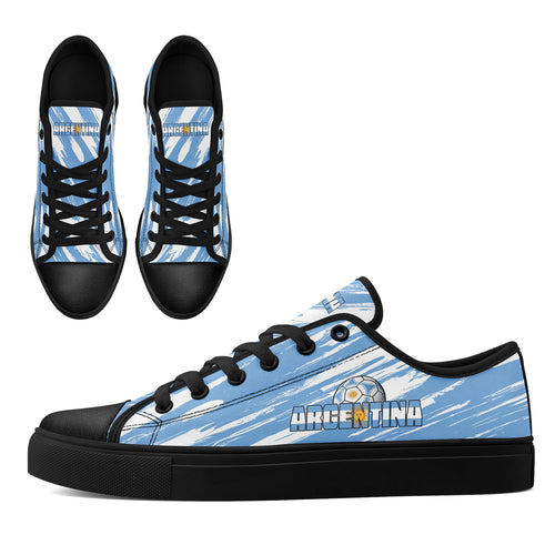 Custom 2026 World Cup Argentina Sneakers DIY Country Flag Running Shoes Lightweight Sport Shoes Gift for Football Fans Personalized Team Name and Logo FN027-F027053-4