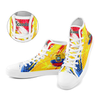 Custom Ecuador 2026 World Cup Sneakers DIY Country Flag Running Shoes Lightweight Sport Shoes Gift for Football Fans Personalized Team Name and Logo FN024-F009099-4