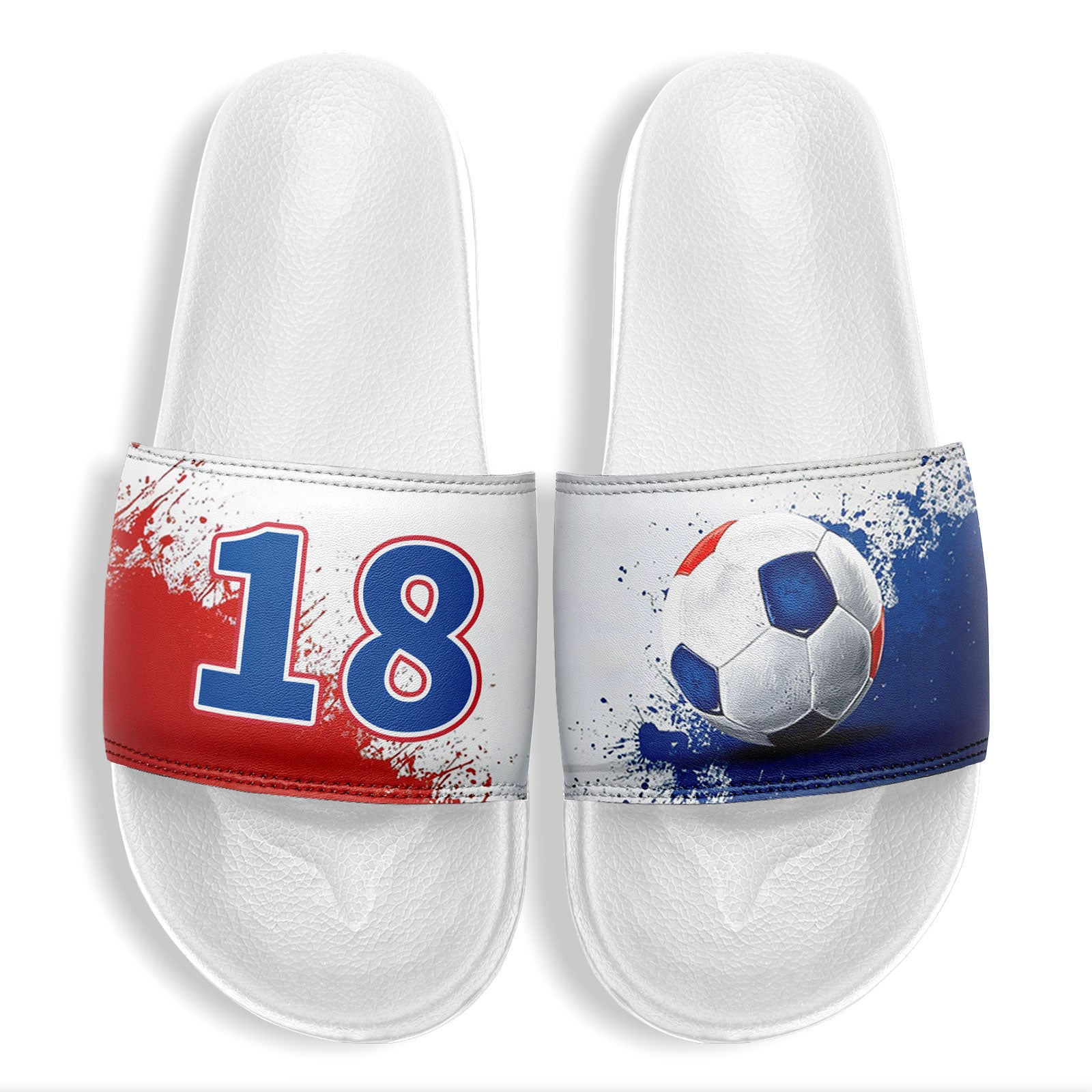 Custom South Korea 2026 World Cup Sneakers DIY Country Flag Running Shoes Lightweight Sport Shoes Gift for Football Fans Personalized Team Name and Logo FN056-F009108-4