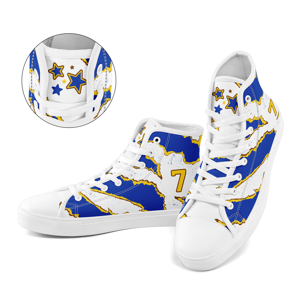 Custom Uruguay 2026 World Cup Sneakers DIY Country Flag Running Shoes Lightweight Sport Shoes Gift for Football Fans Personalized Team Name and Logo FN024-F009125-6
