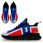 Custom 2026 World Cup Norway Sneakers DIY Country Flag Running Shoes Lightweight Sport Shoes Gift for Football Fans Personalized Team Name and Logo FN003-F027078-2