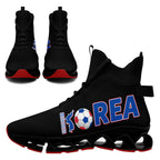 Custom South Korea 2026 World Cup Sneakers DIY Country Flag Running Shoes Lightweight Sport Shoes Gift for Football Fans Personalized Team Name and Logo FN029XD-F009084-3