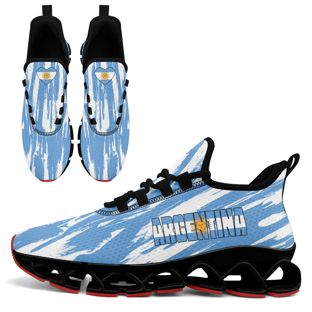 Custom 2026 World Cup Argentina Sneakers DIY Country Flag Running Shoes Lightweight Sport Shoes Gift for Football Fans Personalized Team Name and Logo FN003XD-F027046-5