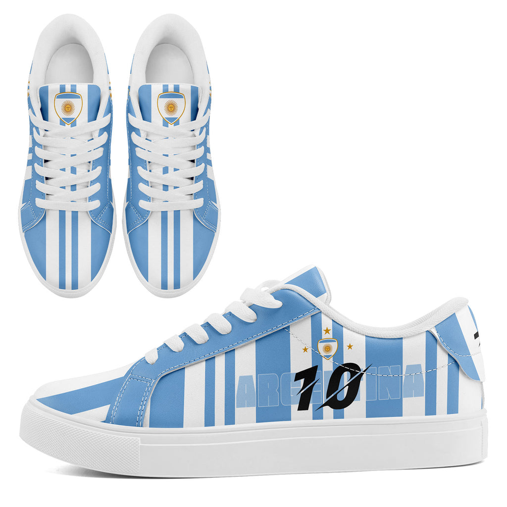 Custom 2026 World Cup Argentina Sneakers DIY Country Flag Running Shoes Lightweight Sport Shoes Gift for Football Fans Personalized Team Name and Logo FN023-F027051-5