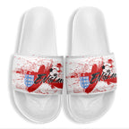 Custom England 2026 World Cup Sneakers DIY Country Flag Running Shoes Lightweight Sport Shoes Gift for Football Fans Personalized Team Name and Logo FN056-F020033-3