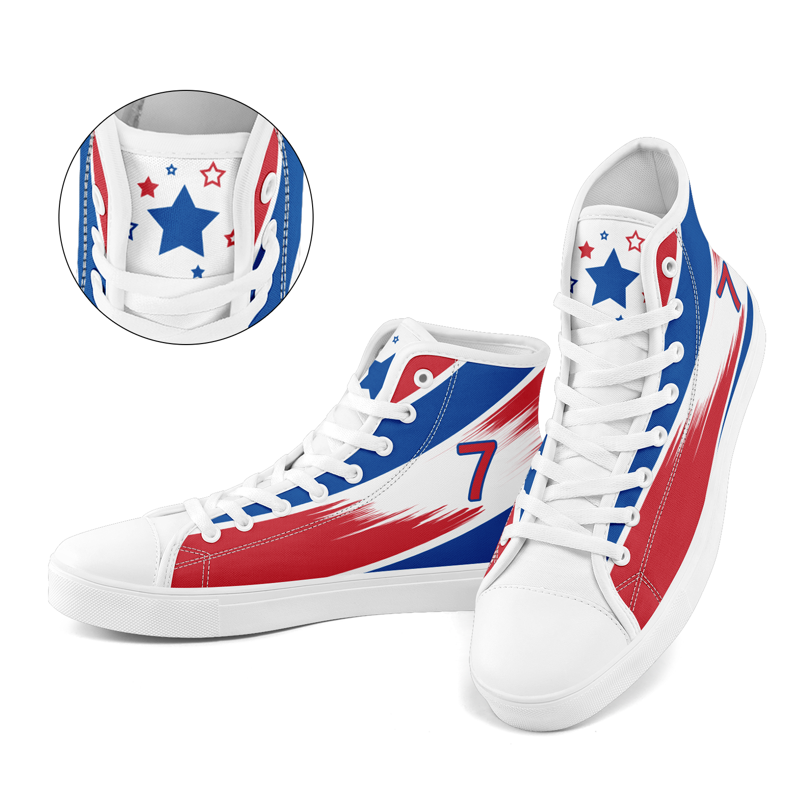 Custom South Korea 2026 World Cup Sneakers DIY Country Flag Running Shoes Lightweight Sport Shoes Gift for Football Fans Personalized Team Name and Logo FN024-F009120-3
