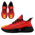 Custom Spain 2026 World Cup Sneakers DIY Country Flag Running Shoes Lightweight Sport Shoes Gift for Football Fans Personalized Team Name and Logo FN079-F020028-4