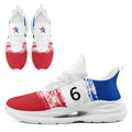 Custom South Korea 2026 World Cup Sneakers DIY Country Flag Running Shoes Lightweight Sport Shoes Gift for Football Fans Personalized Team Name and Logo FN079-F009118-8