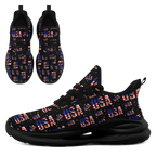 Custom United States 2026 World Cup Sneakers DIY Country Flag Running Shoes Lightweight Sport Shoes Gift for Football Fans Personalized Team Name and Logo FN079-F018033-5