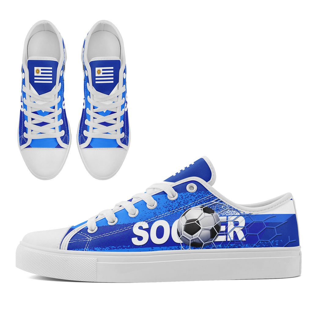 Custom Uruguay 2026 World Cup Sneakers DIY Country Flag Running Shoes Lightweight Sport Shoes Gift for Football Fans Personalized Team Name and Logo FN027-F009107-5