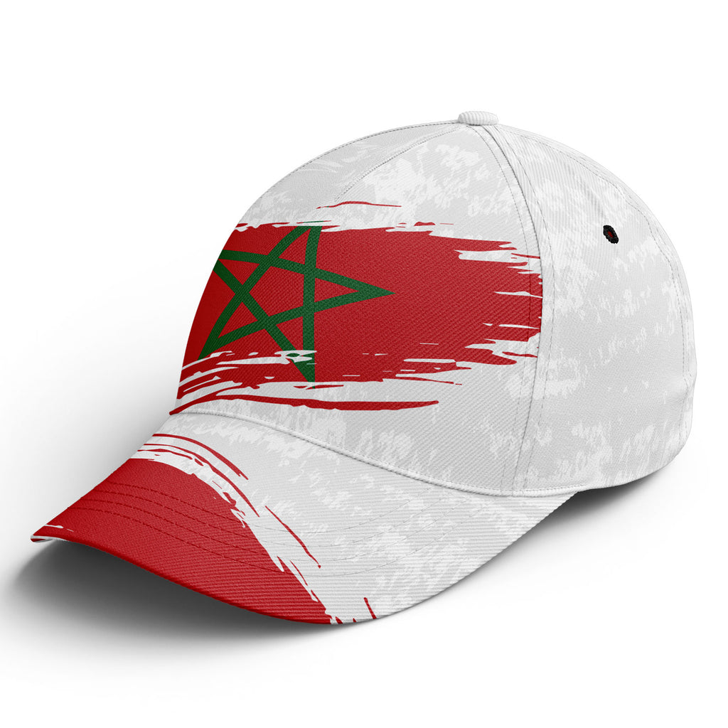 Personalized 2026 Morocco Soccer Fan Hat - Add Your Name & Design Custom 2026 Football Tournament Hat YW061-F009128-5