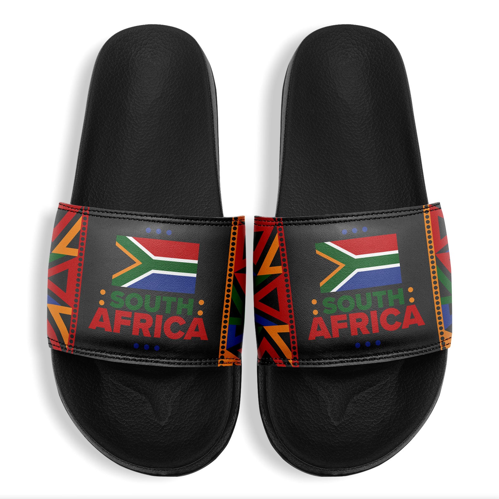 Custom Republic of South Africa 2026 World Cup Sneakers DIY Country Flag Running Shoes Lightweight Sport Shoes Gift for Football Fans Personalized Team Name and Logo FN056-F020032-4