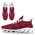 Custom Qatar 2026 World Cup Sneakers DIY Country Flag Running Shoes Lightweight Sport Shoes Gift for Football Fans Personalized Team Name and Logo FN003XD-F020030-4