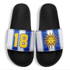 Custom Uruguay 2026 World Cup Sneakers DIY Country Flag Running Shoes Lightweight Sport Shoes Gift for Football Fans Personalized Team Name and Logo FN056-F009113-3