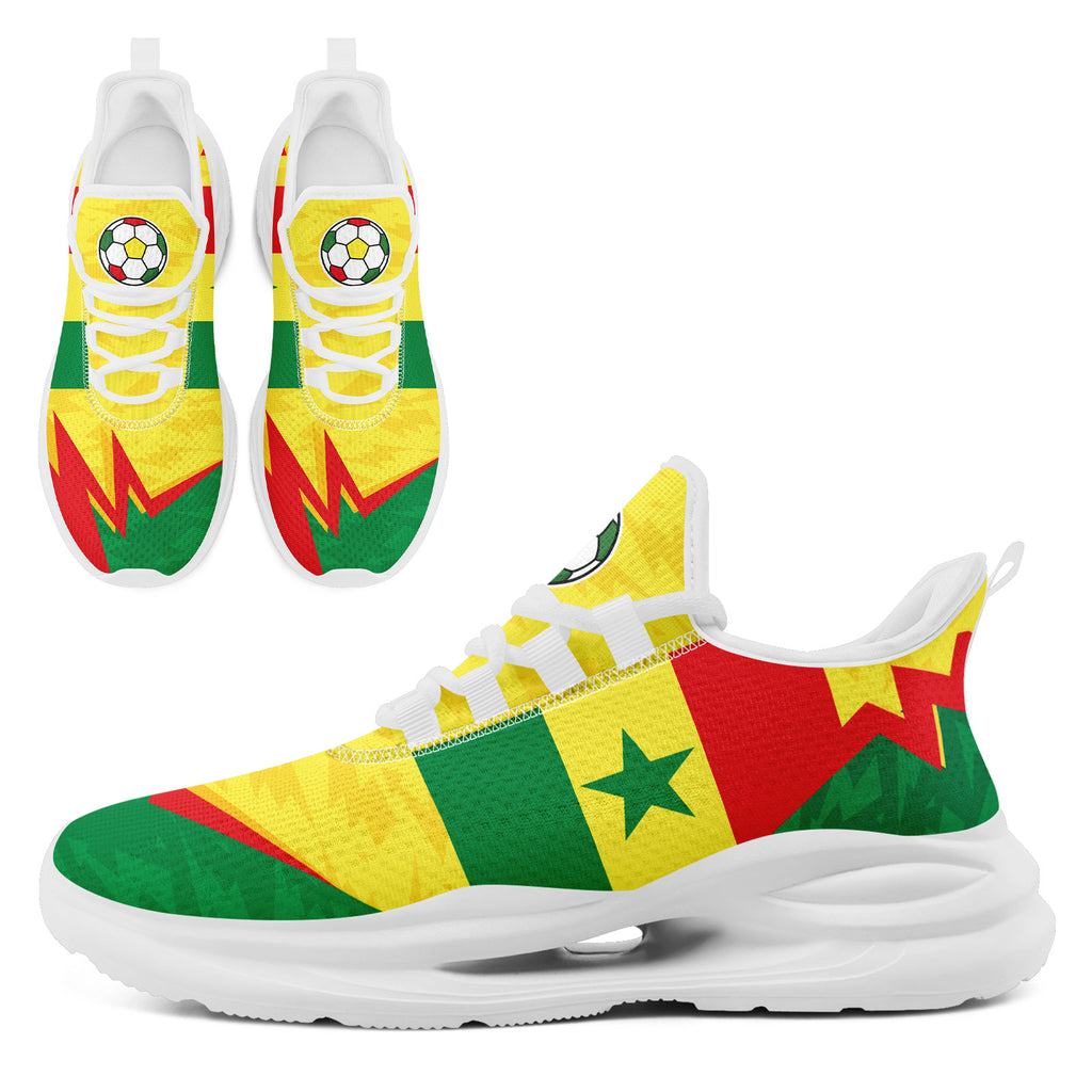 Custom Senegal 2026 World Cup Sneakers DIY Country Flag Running Shoes Lightweight Sport Shoes Gift for Football Fans Personalized Team Name and Logo FN079-F009079-4