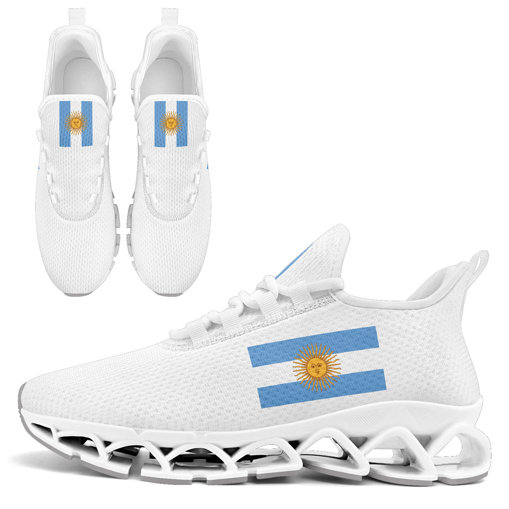 Custom 2026 World Cup Argentina Sneakers DIY Country Flag Running Shoes Lightweight Sport Shoes Gift for Football Fans Personalized Team Name and Logo FN003XD-F027046-4