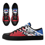 Custom South Korea 2026 World Cup Sneakers DIY Country Flag Running Shoes Lightweight Sport Shoes Gift for Football Fans Personalized Team Name and Logo FN027-F009081-2