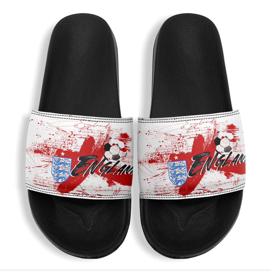 Custom England 2026 World Cup Sneakers DIY Country Flag Running Shoes Lightweight Sport Shoes Gift for Football Fans Personalized Team Name and Logo FN056-F020033-3