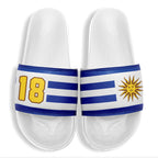 Custom Uruguay 2026 World Cup Sneakers DIY Country Flag Running Shoes Lightweight Sport Shoes Gift for Football Fans Personalized Team Name and Logo FN056-F009113-4